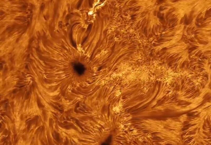 Солнечное пятно размером с Землю поразило астрономов
