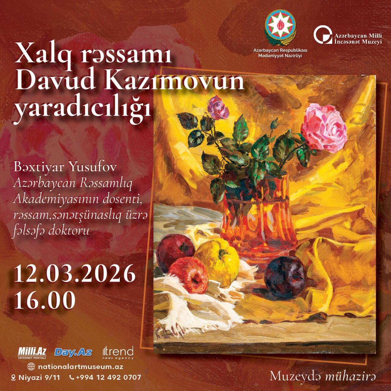 Творчество народного художника Азербайджана Давуда Кязымова глазами молодёжи