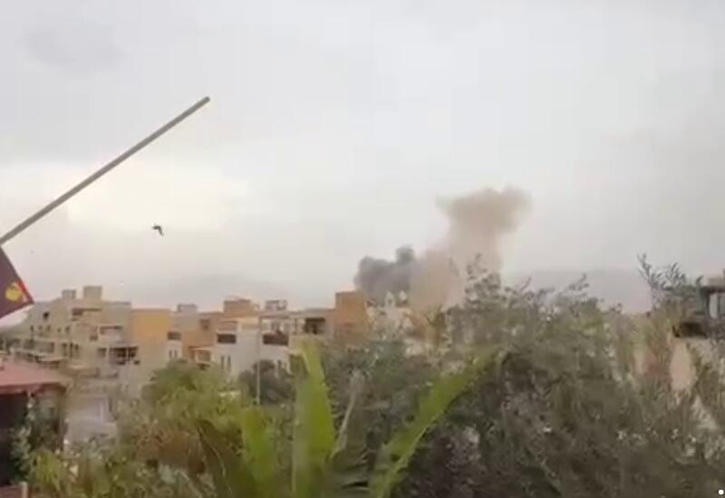 Серия взрывов после ударов иранских ракет по Израилю