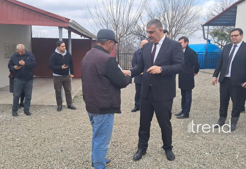 Первой группе переселенцев в село Ханоба Ходжавендского района вручены ключи от квартир