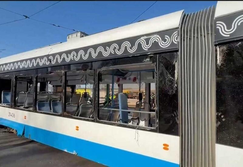 В Москве столкнулись два трамвая,