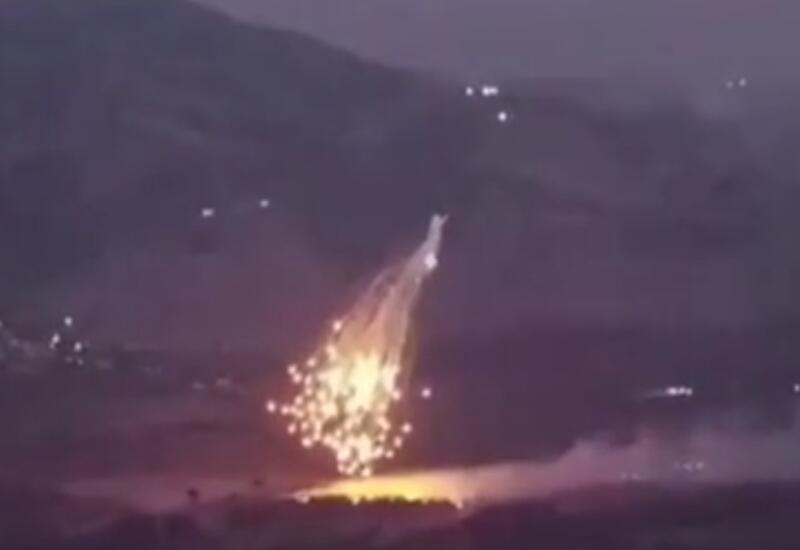 Кадры возможного использования белого фосфора в Ливане израильскими войсками