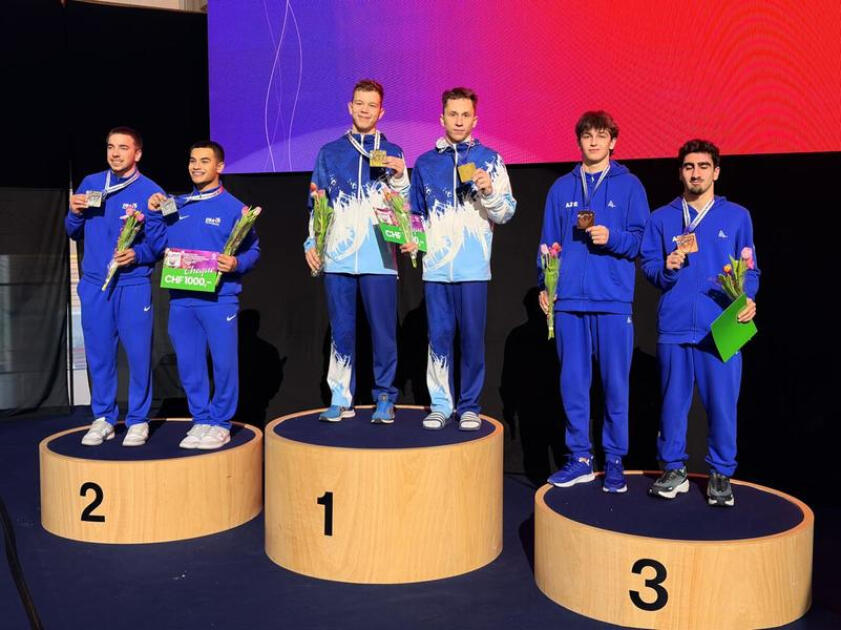 Азербайджанские гимнасты завоевали 8 медалей на трех турнирах