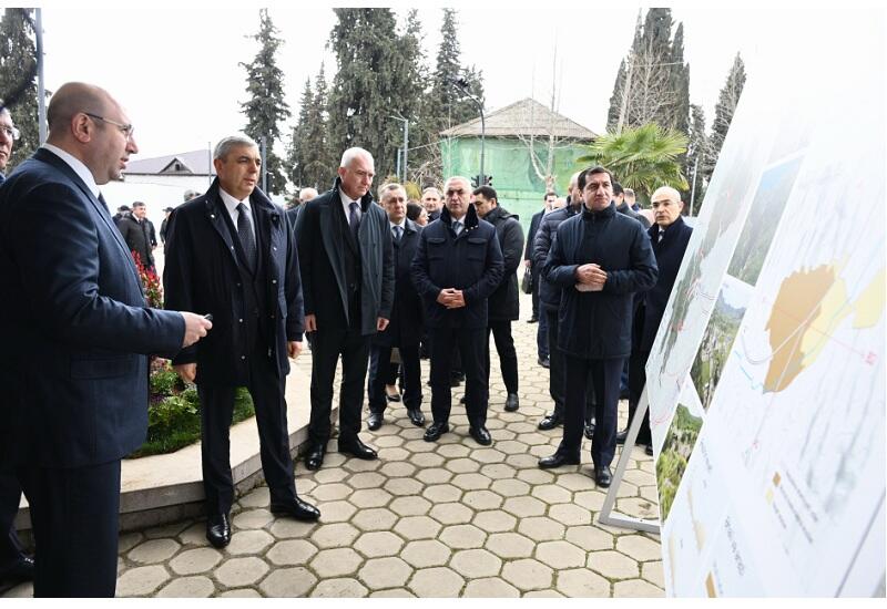 Əlaqələndirmə Qərargahının üzvləri Xocavənd şəhərinin Baş planı ilə tanış olublar