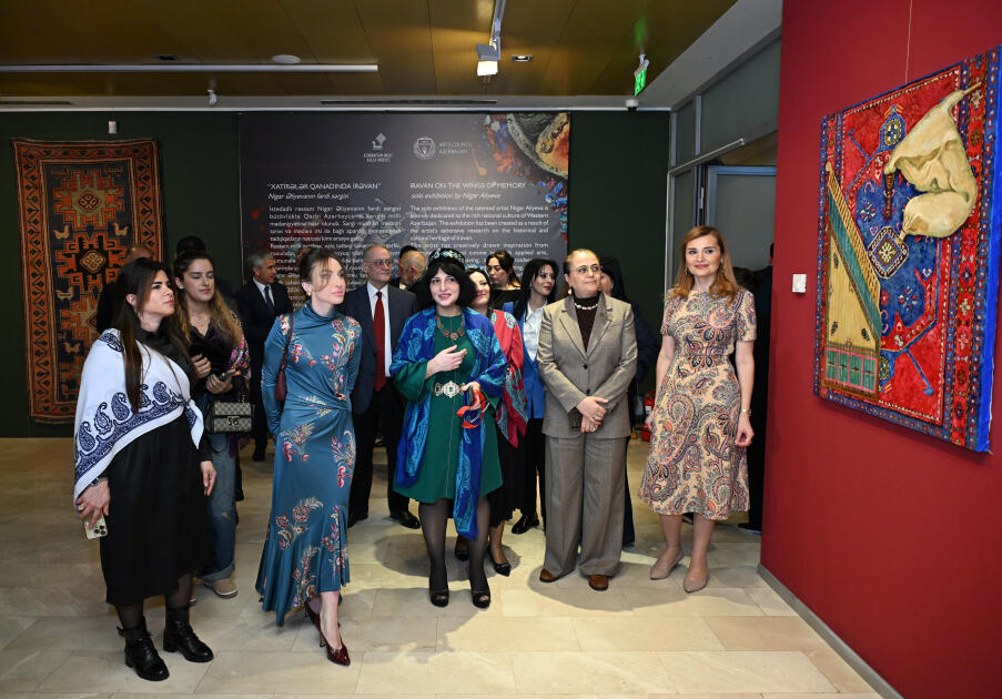 Milli Xalça Muzeyində Nigar Əliyevanın sərgisi açılıb
