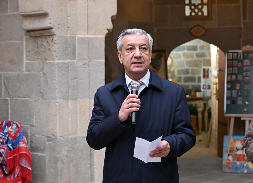 Buxara karvansarasının əsaslı bərpa və konservasiya işlərindən sonra açılışı olub