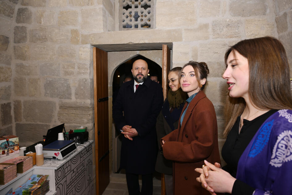 Buxara karvansarasının əsaslı bərpa və konservasiya işlərindən sonra açılışı olub