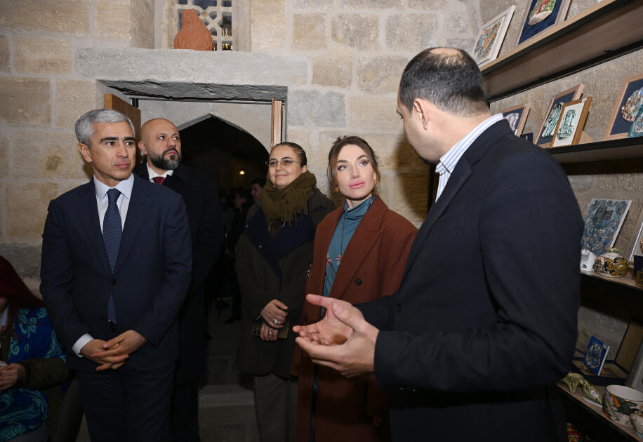 Buxara karvansarasının əsaslı bərpa və konservasiya işlərindən sonra açılışı olub