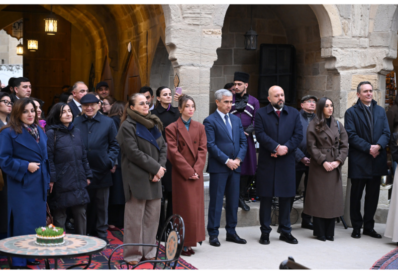 Buxara karvansarasının əsaslı bərpa və konservasiya işlərindən sonra açılışı olub