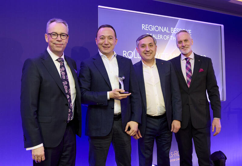 Лучший Bespoke дилер Европы был объявлен Rolls-Royce Motor Cars Baku