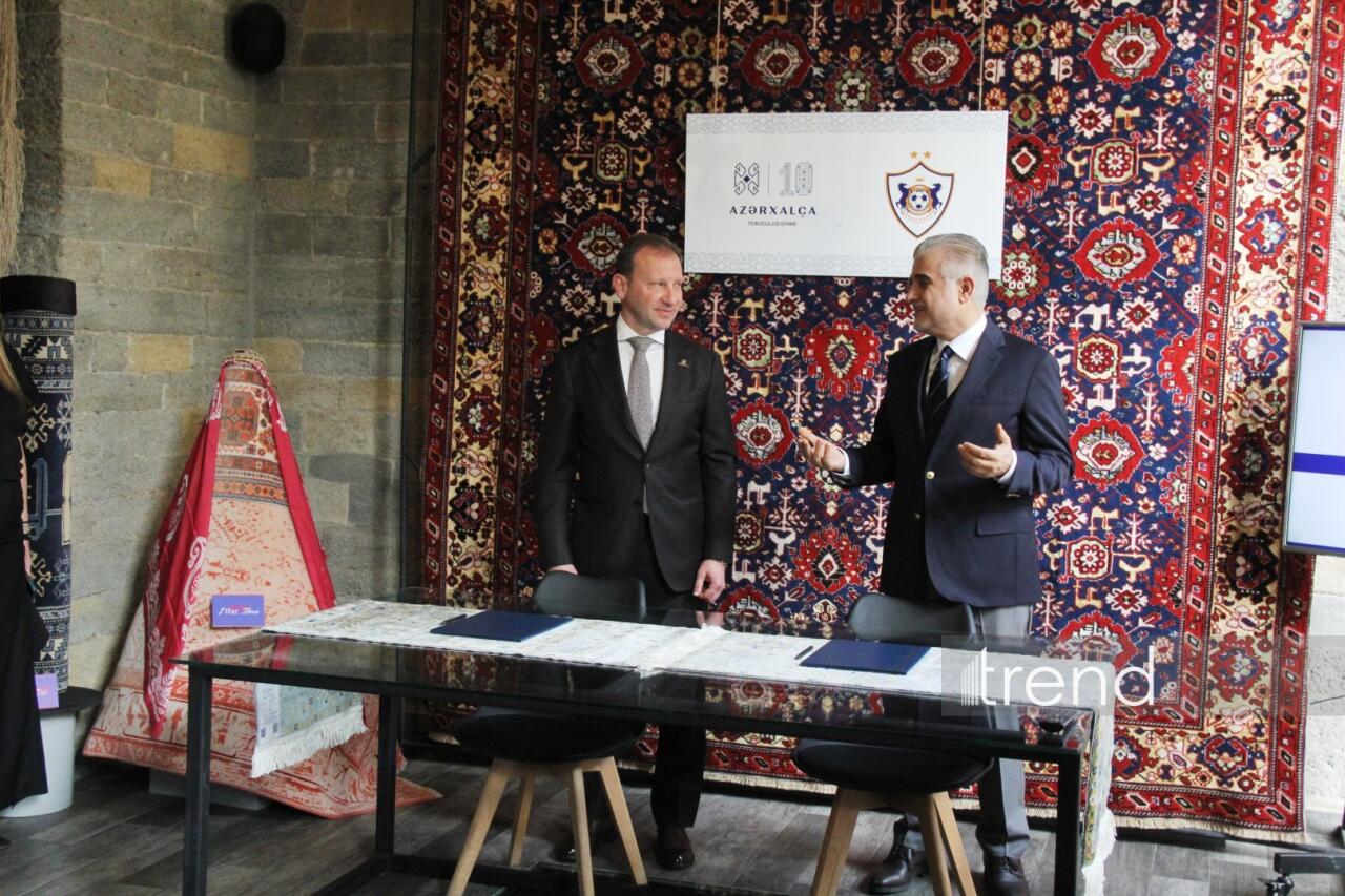 "Карабах" и "Азерхалча" подписали меморандум о сотрудничестве – будут созданы новые ковровые дизайны