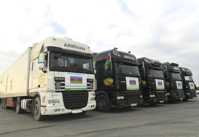 По поручению Президента Ильхама Алиева в Иран направлена гуманитарная помощь