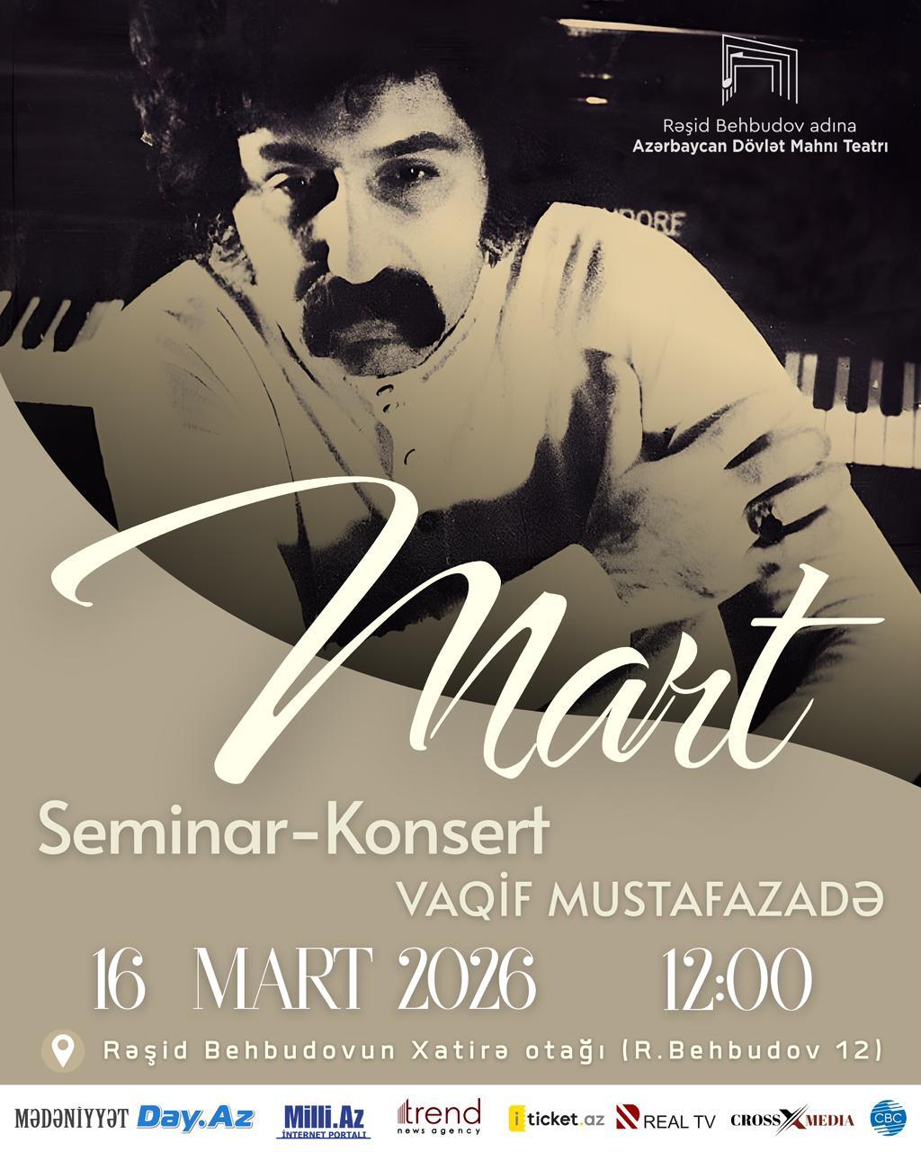 В Баку прошел вечер, посвященный творчеству легендарного Вагифа Мустафазаде