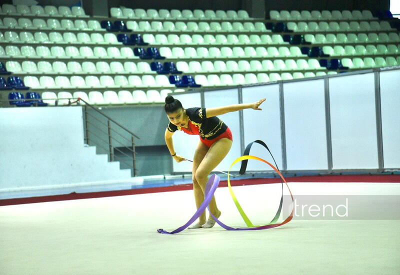 В Абшеронском Олимпийском спортивном комплексе прошло Открытое региональное первенство по художественной гимнастике