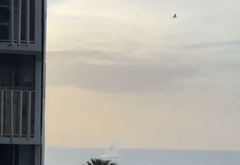 Иранская ракета упала в море у берегов израильского города