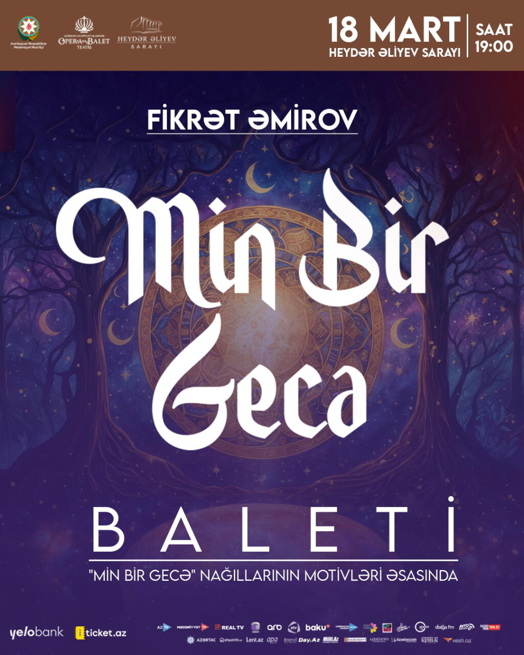 В Баку состоялся показ знаменитого балета "Тысяча и одна ночь"