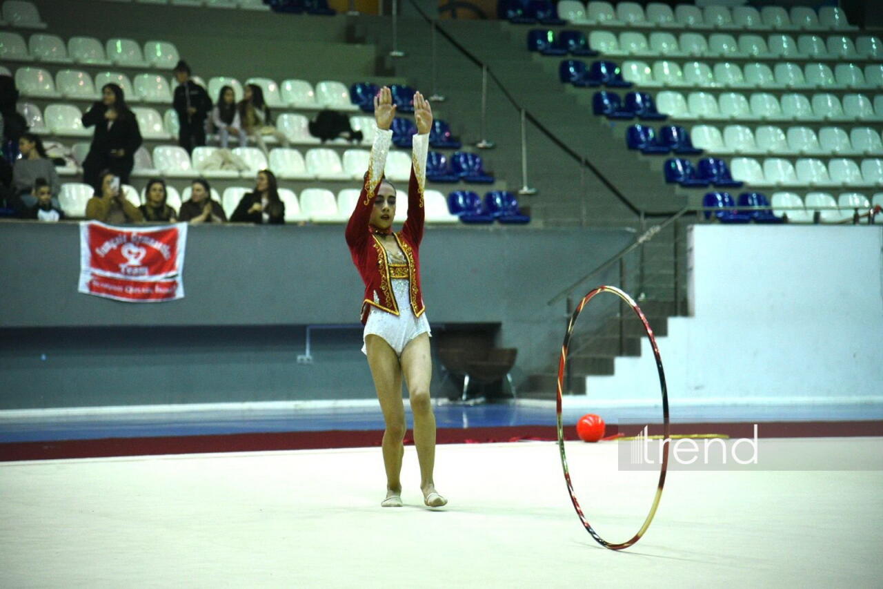 В Абшеронском Олимпийском спортивном комплексе прошло Открытое региональное первенство по художественной гимнастике