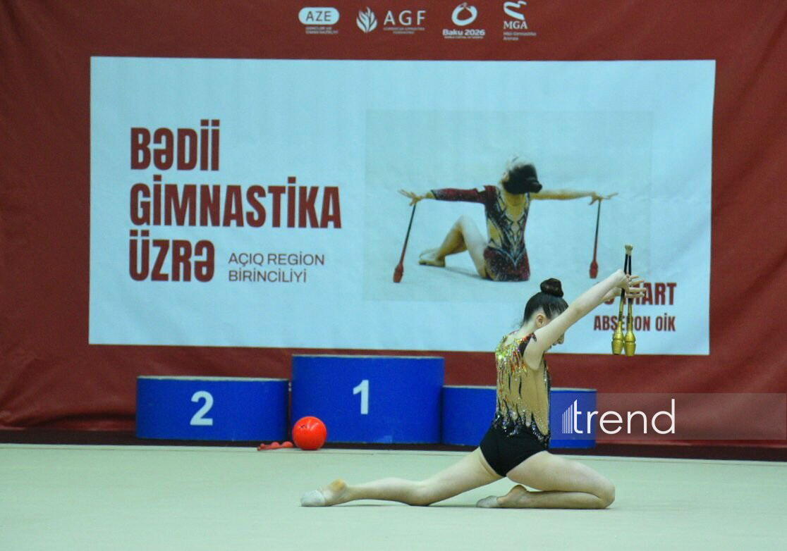 В Абшеронском Олимпийском спортивном комплексе прошло Открытое региональное первенство по художественной гимнастике