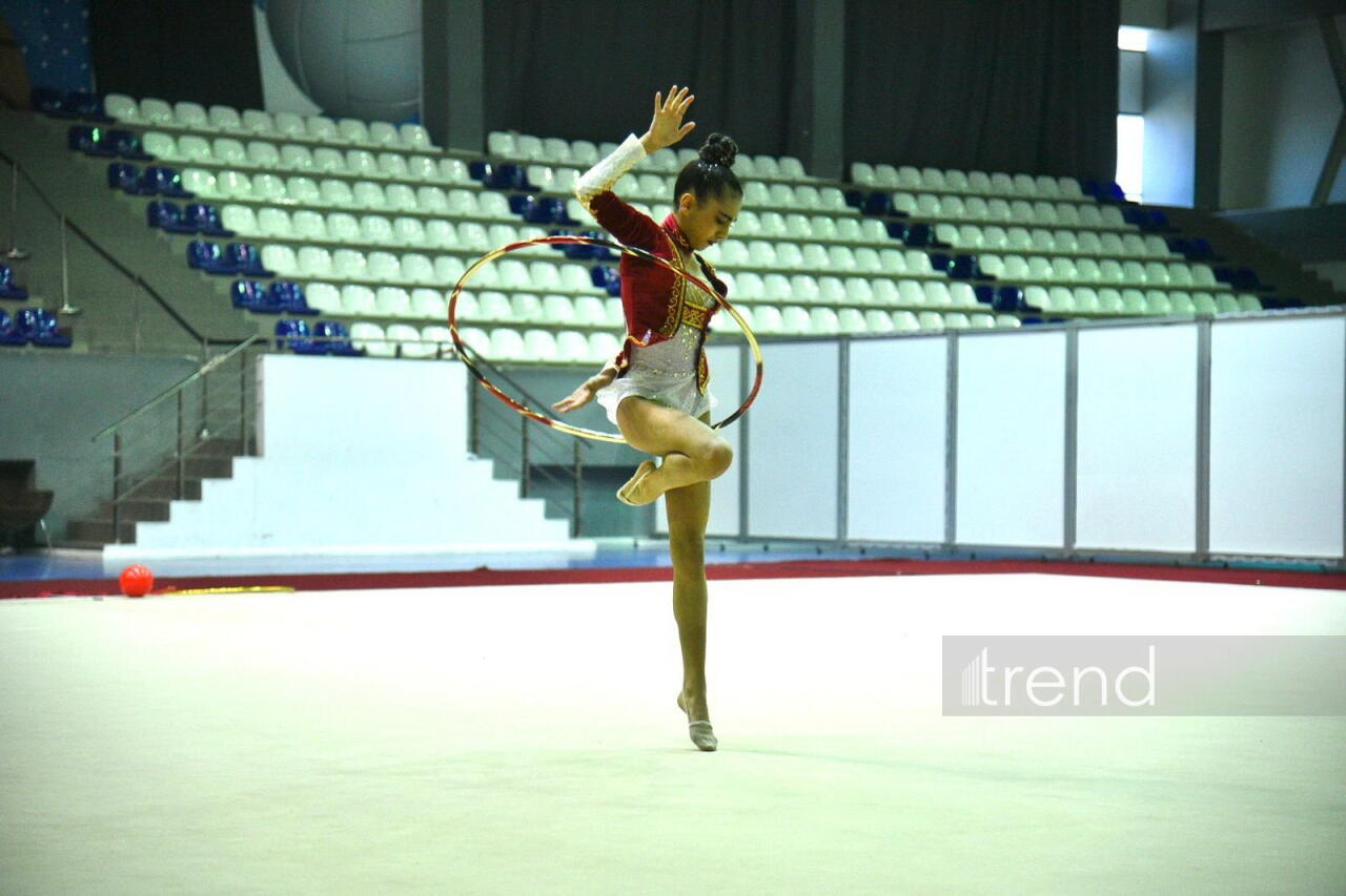 В Абшеронском Олимпийском спортивном комплексе прошло Открытое региональное первенство по художественной гимнастике