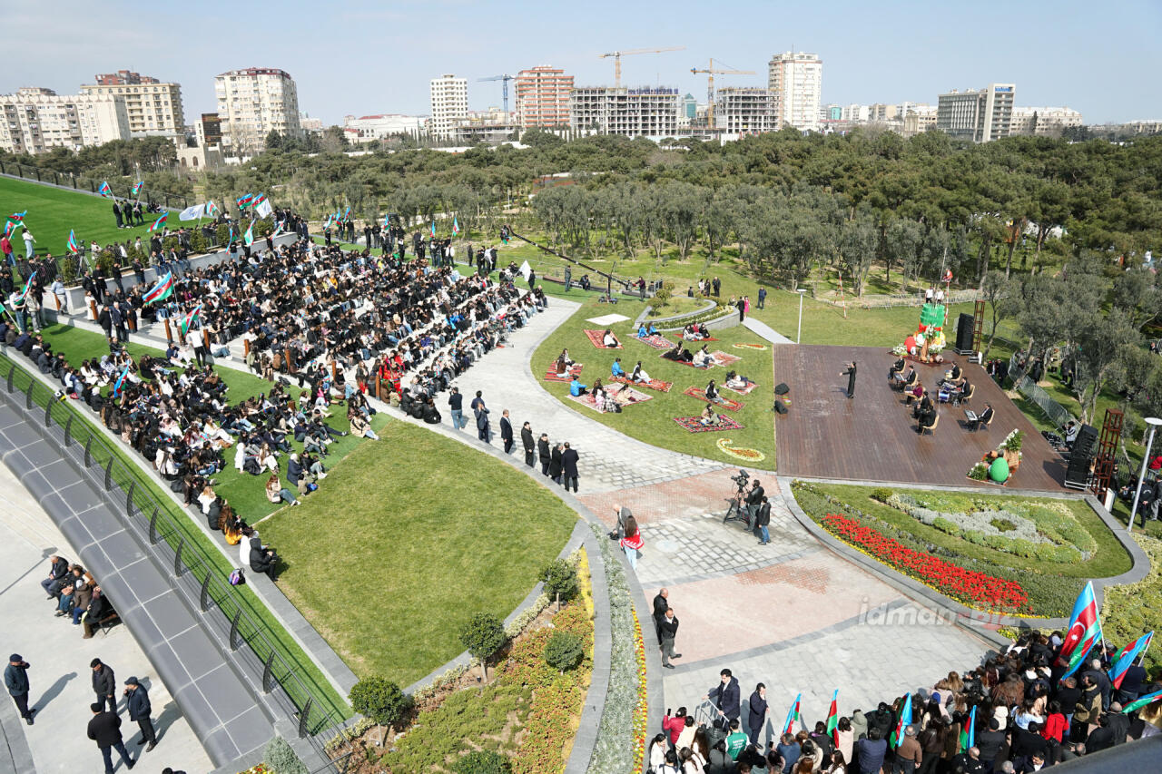 Спортсмены выступили на празднике Новруза