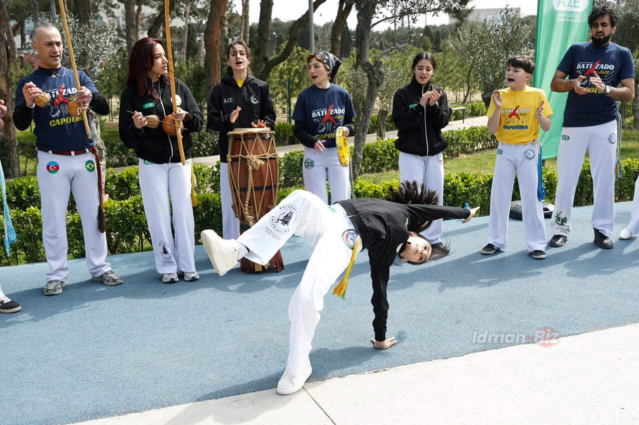 Спортсмены выступили на празднике Новруза