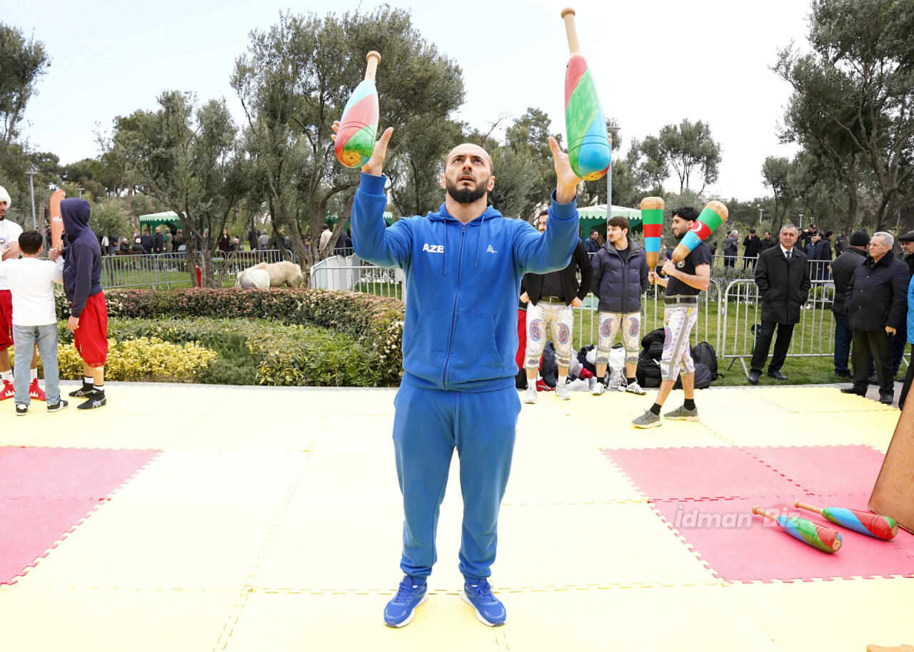 Спортсмены выступили на празднике Новруза