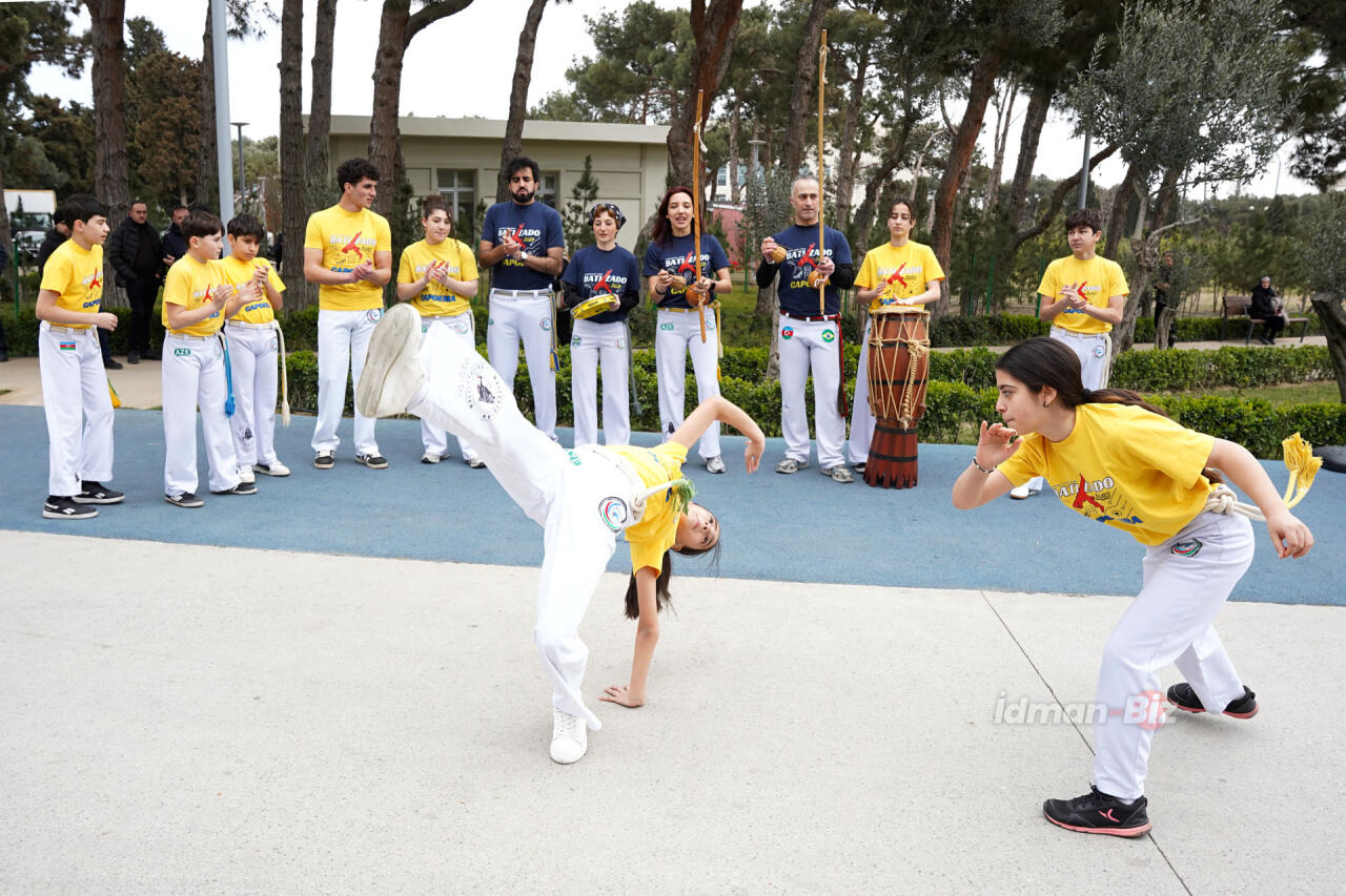 Спортсмены выступили на празднике Новруза