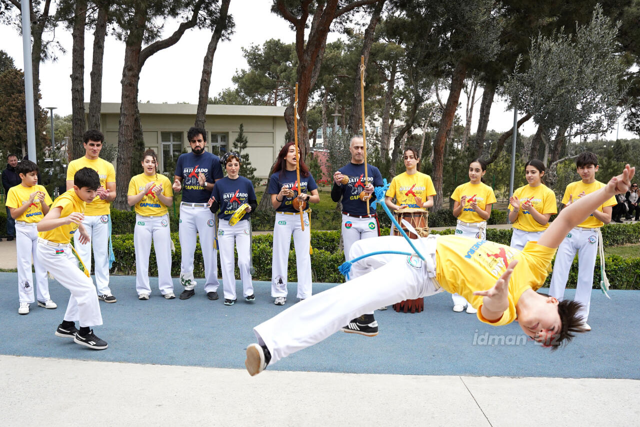 Спортсмены выступили на празднике Новруза