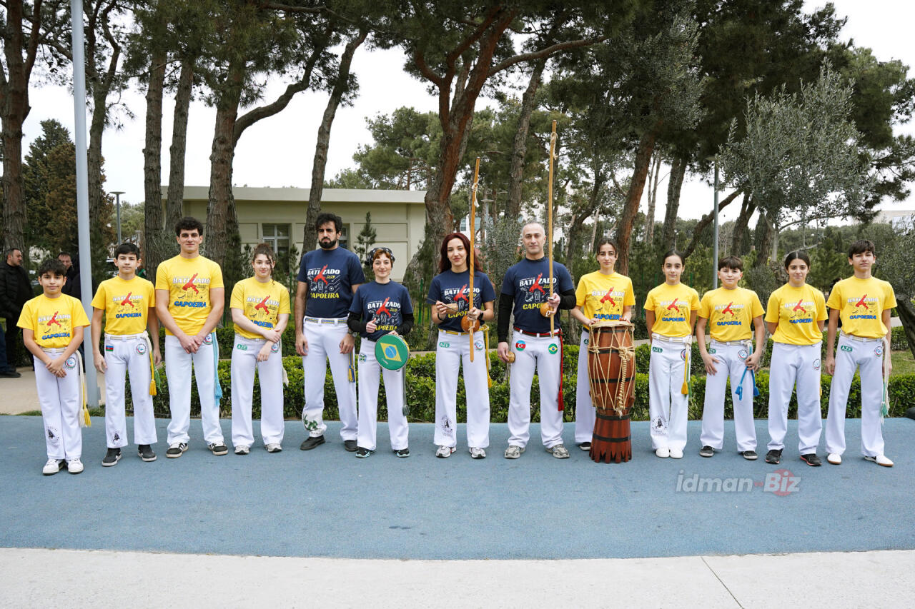 Спортсмены выступили на празднике Новруза