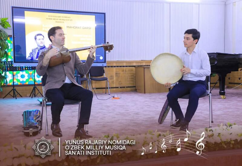 Сахиб Пашазаде выступил на узбекском телевидении и провел мастер-класс в Ташкенте