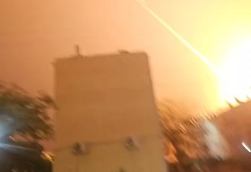 Иранская ракета попала по израильскому городу