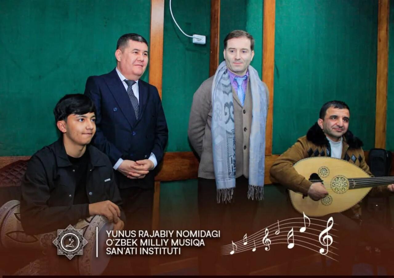 Сахиб Пашазаде выступил на узбекском телевидении и провел мастер-класс в Ташкенте