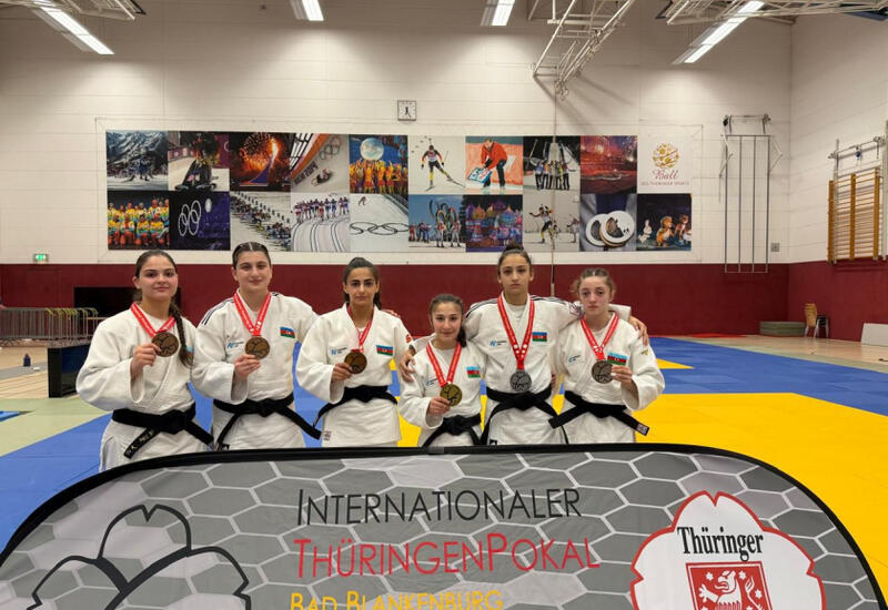 Азербайджанские дзюдоистки завершили Кубок Тюрингии с 6 медалями