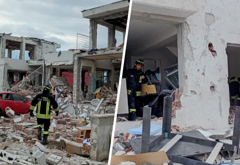 Взрыв газа в Риме,