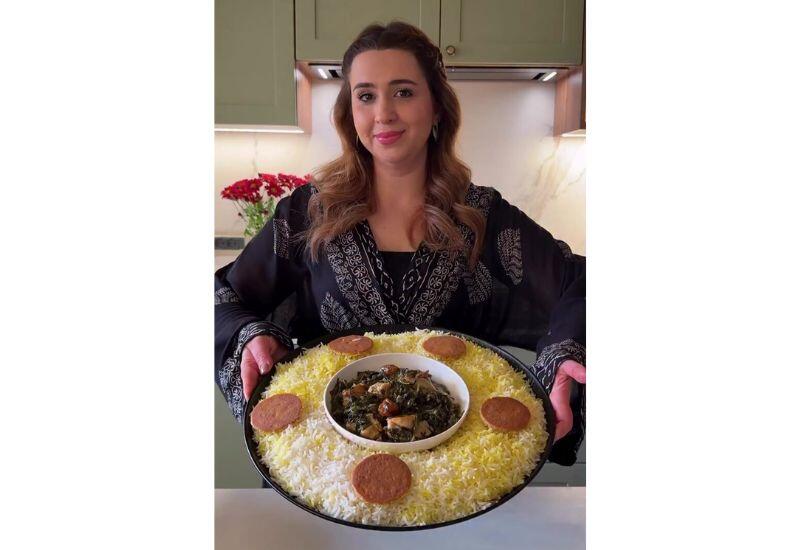 Сябзи плов с курицей