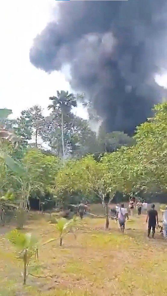 В Колумбии разбился военный самолет,