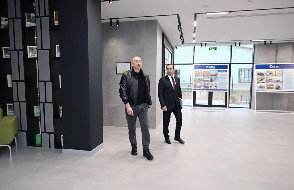 Президент Ильхам Алиев принял участие в открытии животноводческого комплекса «Ширван Агро» в Шамахы