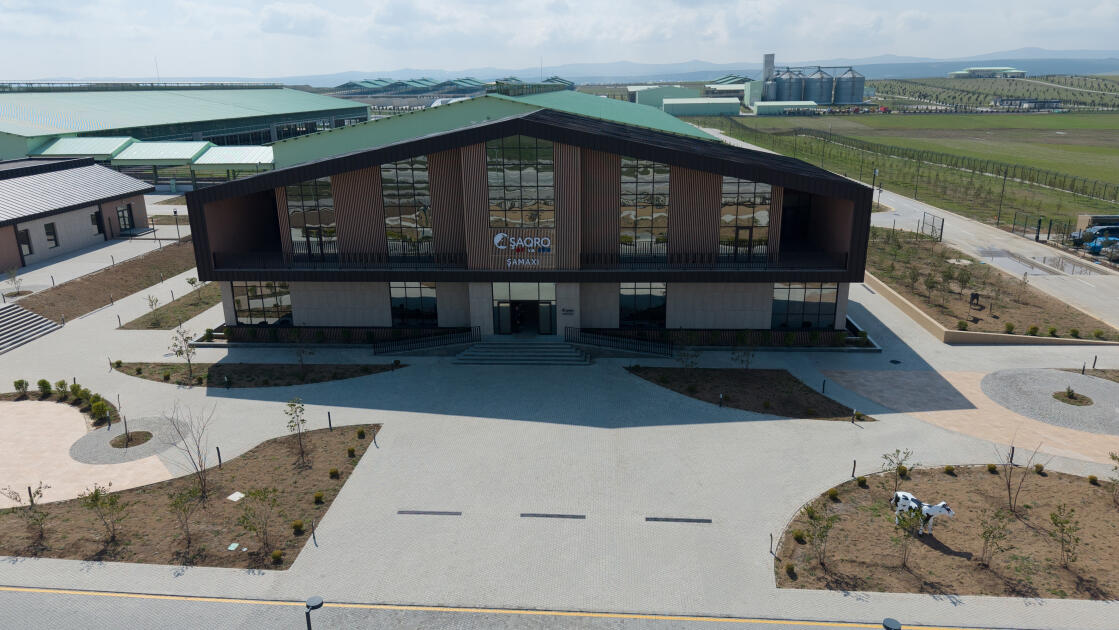 Президент Ильхам Алиев принял участие в открытии животноводческого комплекса «Ширван Агро» в Шамахы