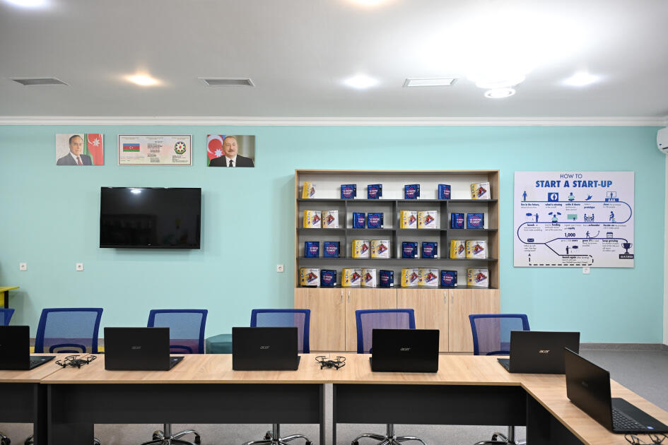 Prezident İlham Əliyev Şamaxı Avropa liseyinin yeni binasının açılışında iştirak edib