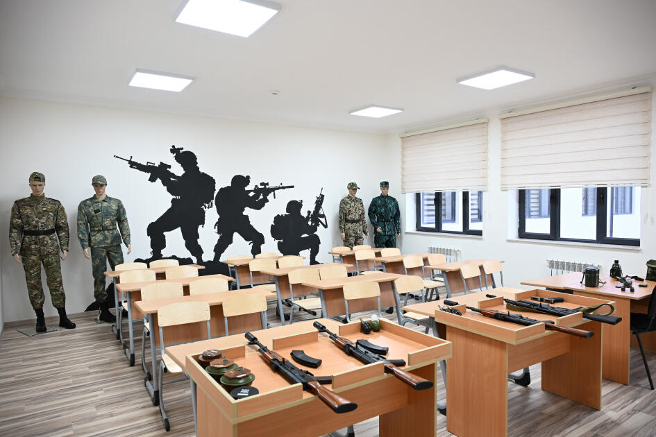 Prezident İlham Əliyev Şamaxı Avropa liseyinin yeni binasının açılışında iştirak edib