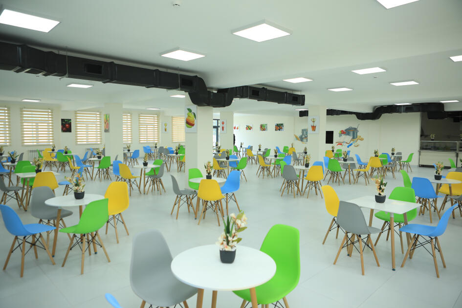 Prezident İlham Əliyev Şamaxı Avropa liseyinin yeni binasının açılışında iştirak edib