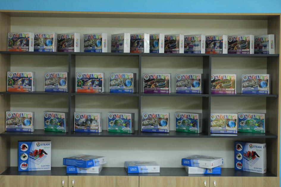 Prezident İlham Əliyev Şamaxı Avropa liseyinin yeni binasının açılışında iştirak edib