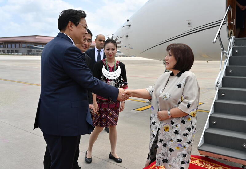 Сахиба Гафарова прибыла в Китай