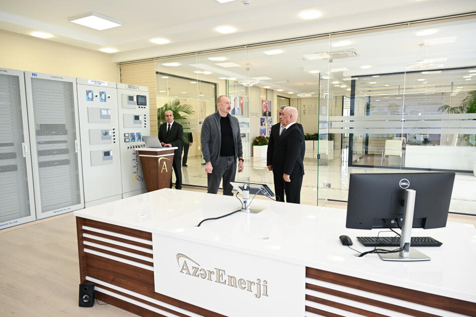 Prezident İlham Əliyev “Abşeron” Batareya Enerji Saxlanc Mərkəzinin açılışında iştirak edib