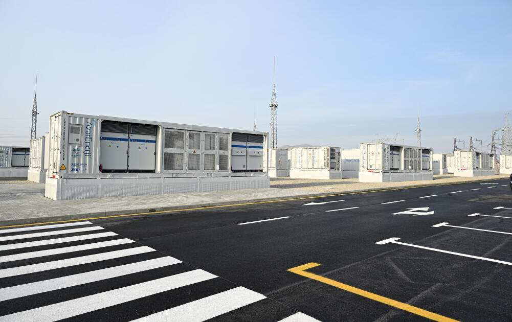 Prezident İlham Əliyev “Abşeron” Batareya Enerji Saxlanc Mərkəzinin açılışında iştirak edib