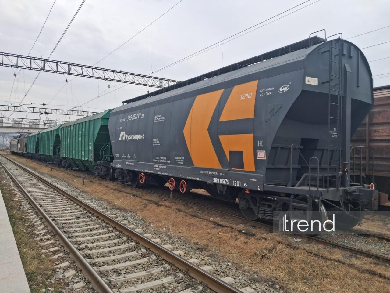 Из России в Армению транзитом через Азербайджан отправлено 350 тонн пшеницы