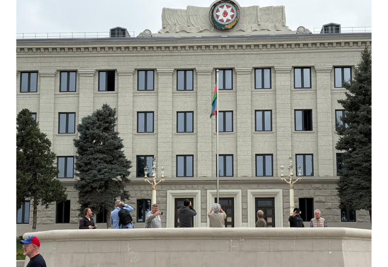 Beynəlxalq səyyahlar Xankəndi şəhərinə gəliblər