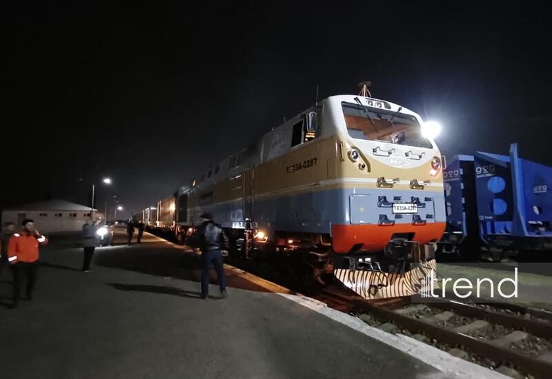 Rusiyanın İrana göndərdiyi humanitar yardım Astara stansiyasına çatıb