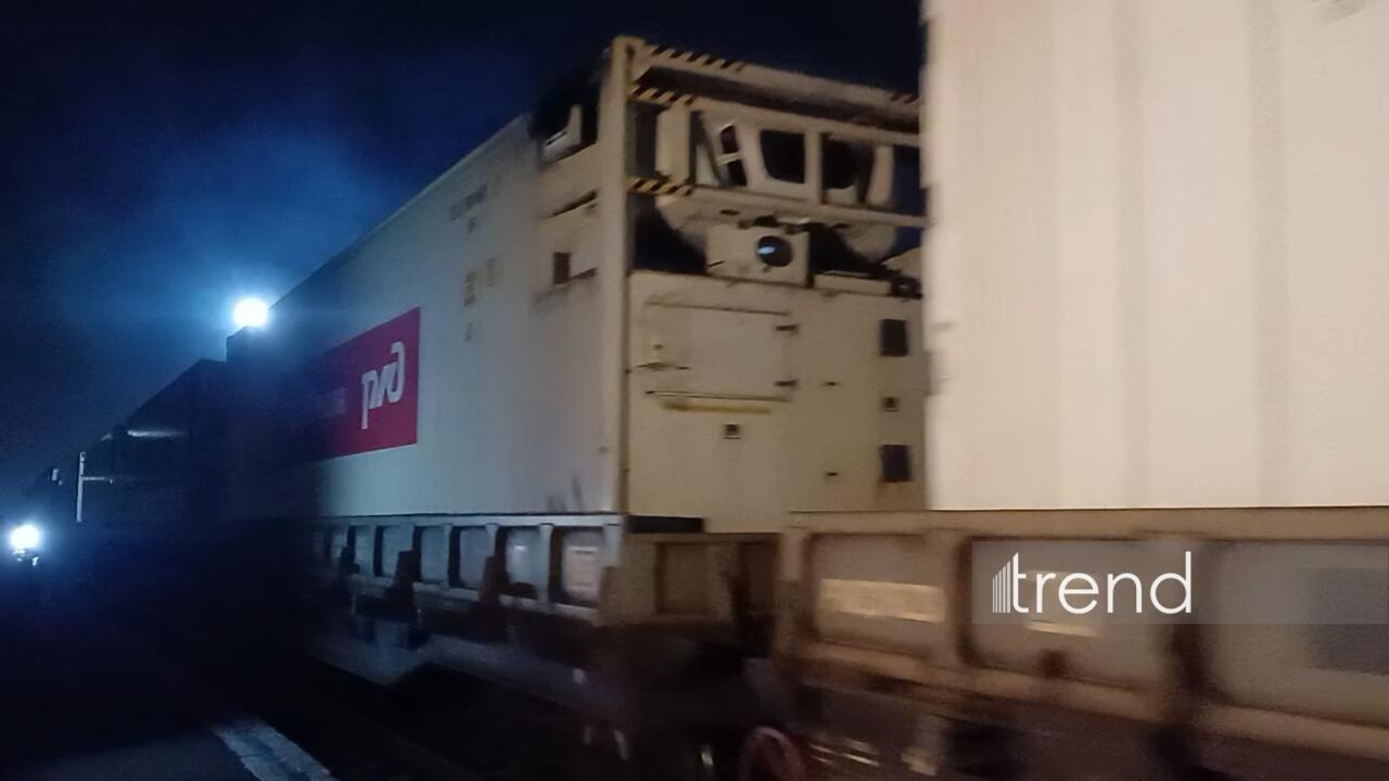 Rusiyanın İrana göndərdiyi humanitar yardım Astara stansiyasına çatıb