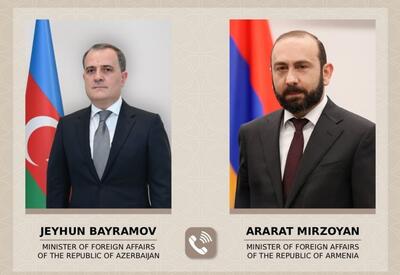 Главы МИД Азербайджана и Армении провели телефонный разговор